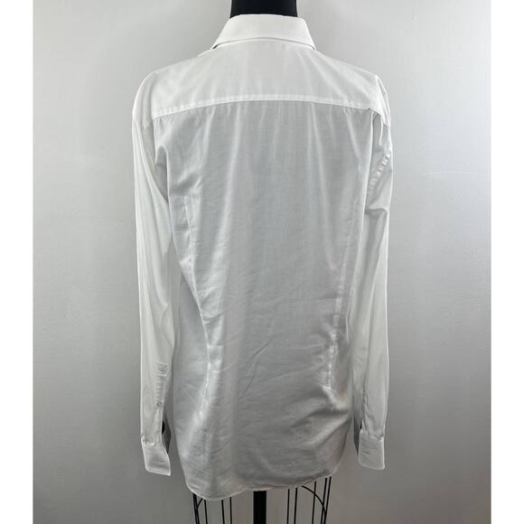 HUGO by Hugo Boss White C-Joey Button-Down Long Sleeve Slim Fit Men's Size 16 - Picture 3 of 6